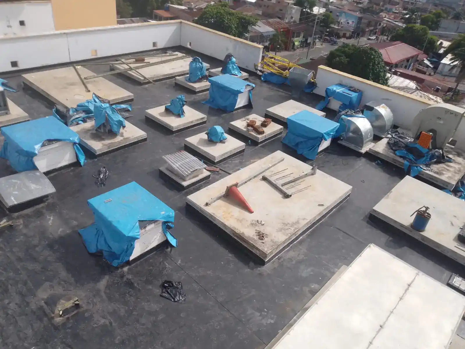 instalacion de geomembrana de pvc